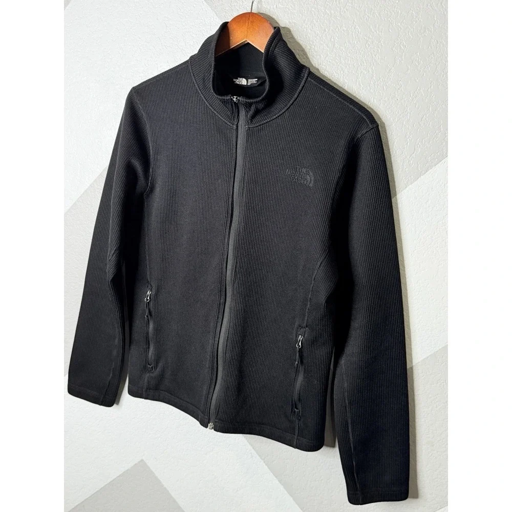 The North Face Krestwood Men's Small Black Full Zip Sweater Fleece Jacket